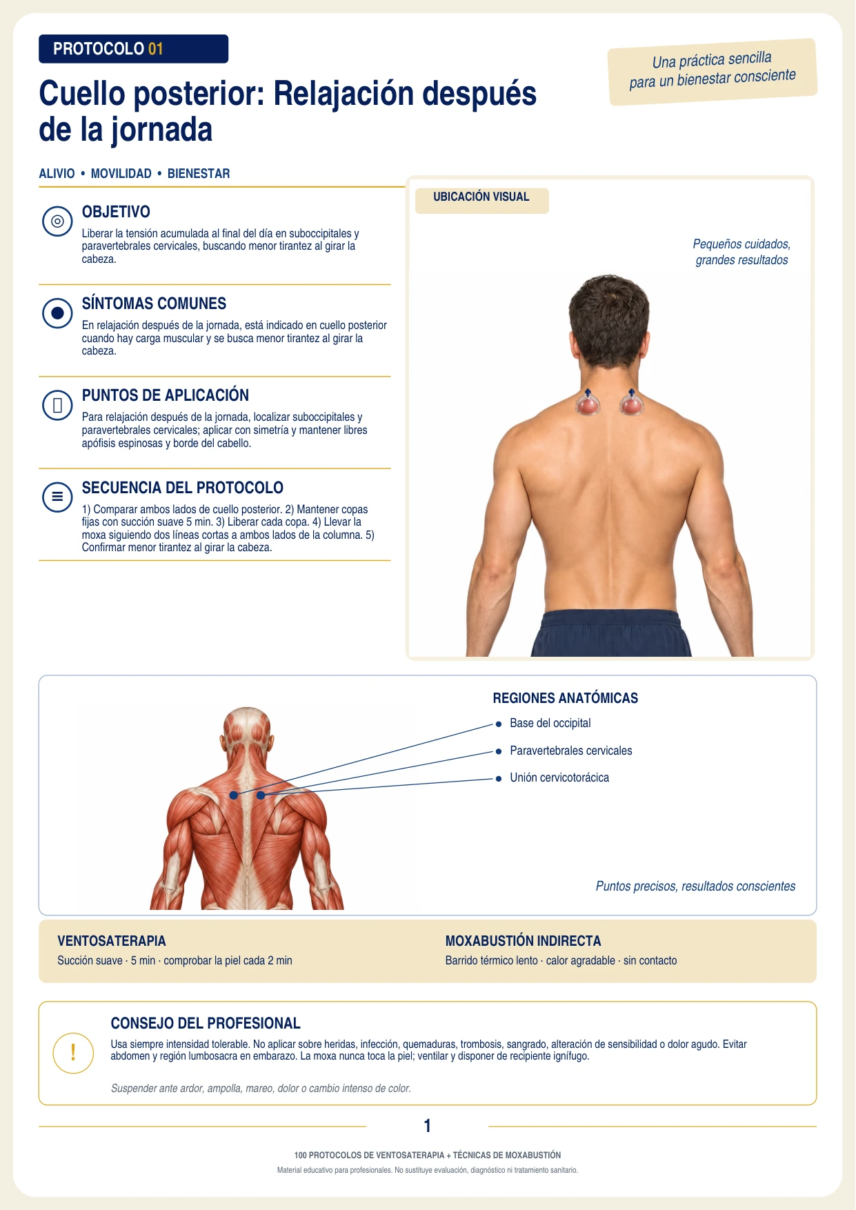 Ficha interna 1 del manual de protocolos de terapia de ventosas